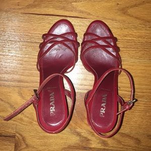 Prada Strap Open toe 6 inch Sandal